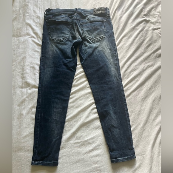 Diesel Grupee-Ankle Super Slim Skinny Low Waist Jean Pants - Picture 2 of 4